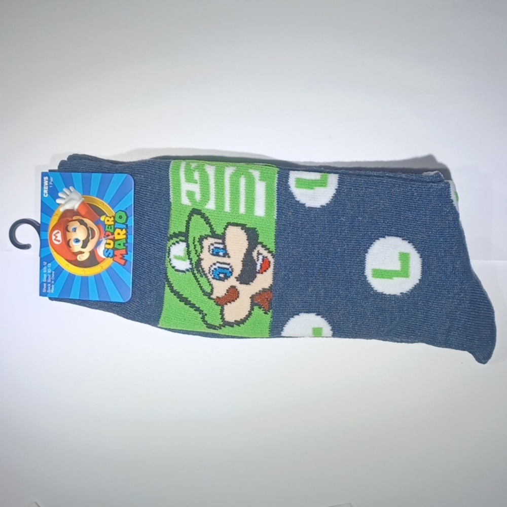 Luigi Socks NWT